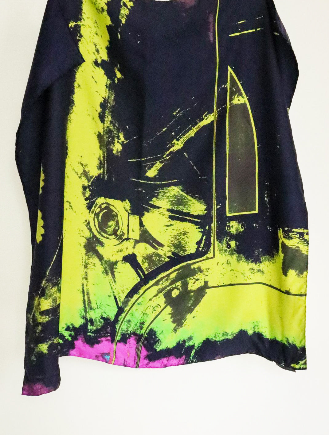 The Steam Train Wheel Silk Square