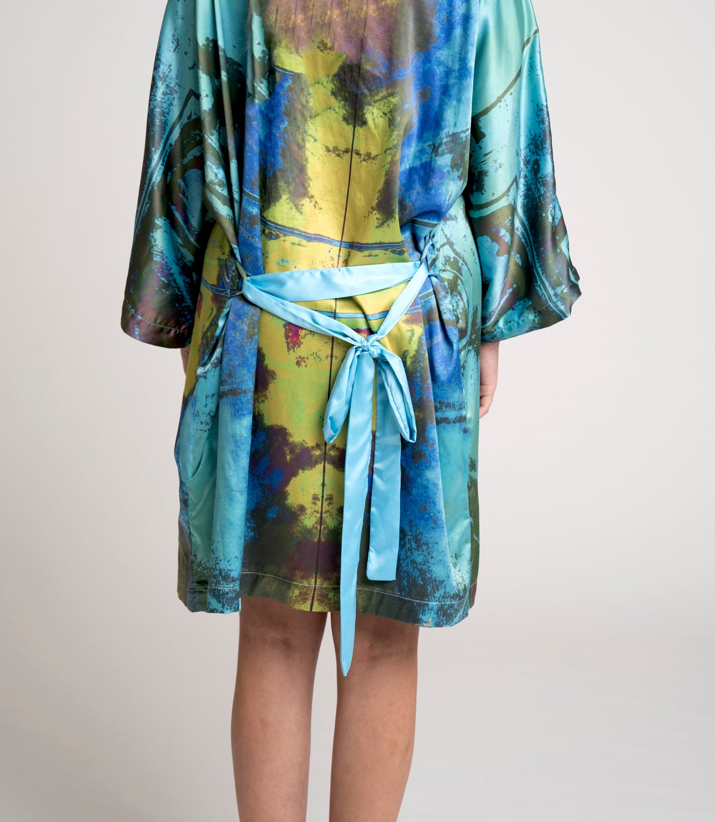 The Steam Train Silk Kimono