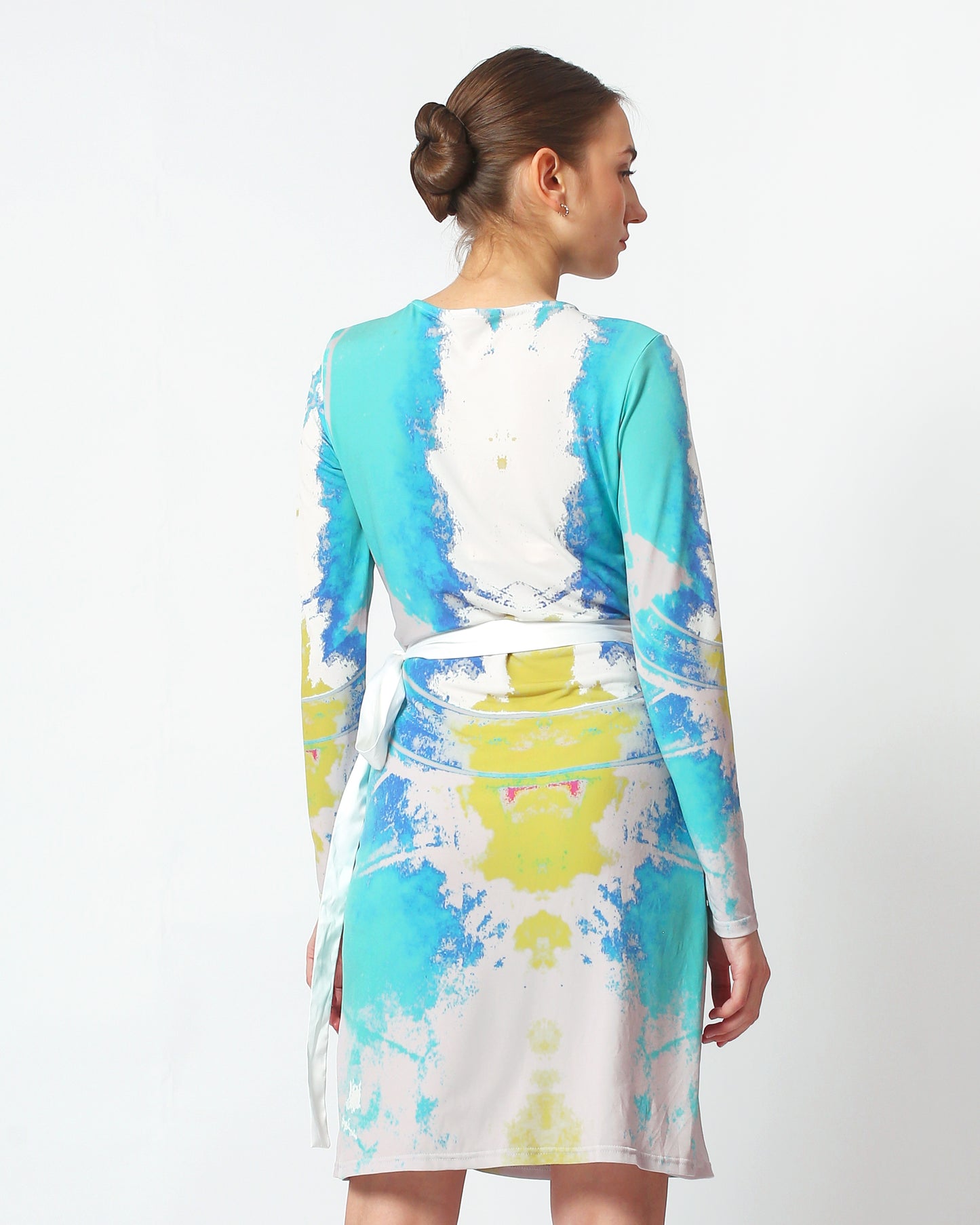 The Steam Train Turquoise Wrap dress.