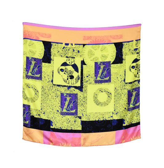The Signature Print Silk Square