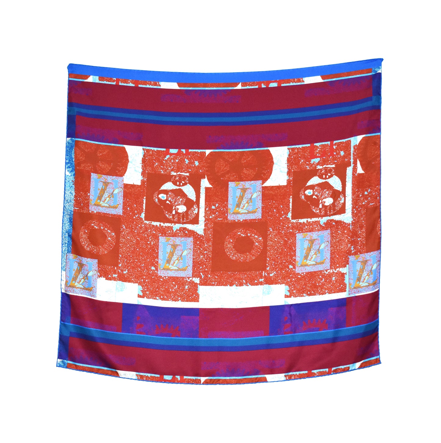 The Signature Print Silk Square