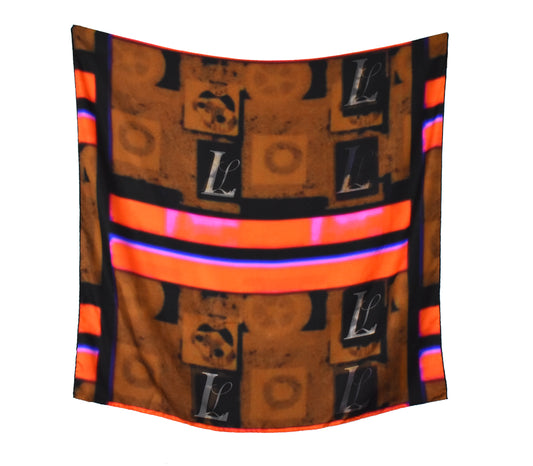 The Signature Print Silk Square