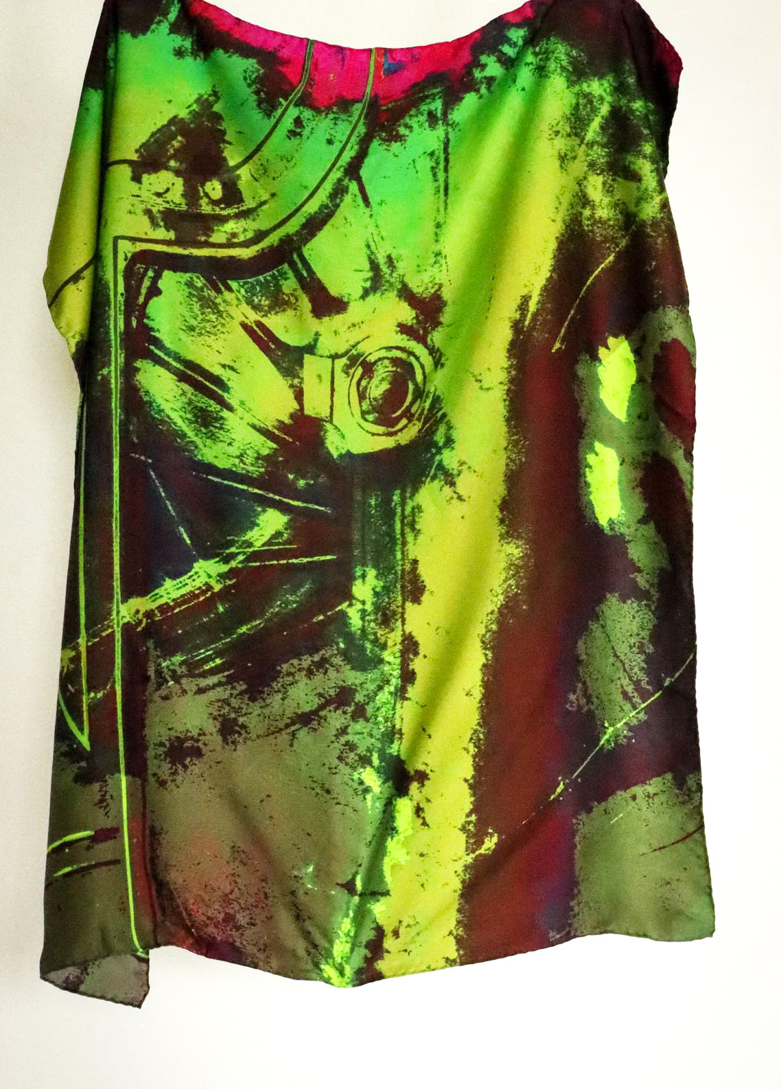 The Steam Train Wheel Silk Square